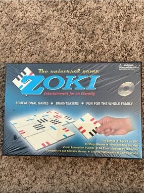 Zoki Blue Strategy Tile Game – Family Educational Brainteaser